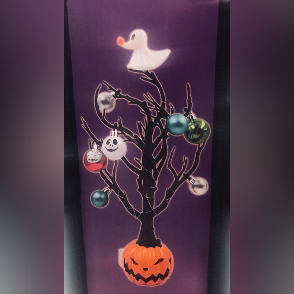Disney The Nightmare Before Christmas Light Up Tree 30th Anniversary Halloween